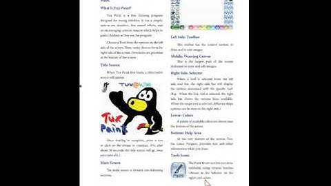 VII Std, Term 2, Digital Painting