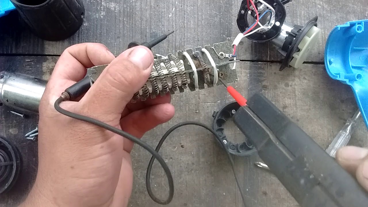 PISTOLA de CALOR no funciona ¿COMO SE REPARA?