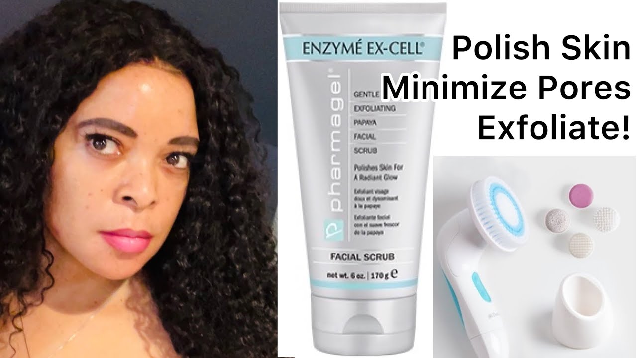 Enzyme ExCell Gentle Exfoliating Facial Scrub & Pore Minimizer
