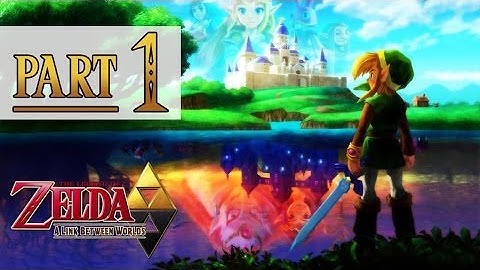 The Legend of Zelda: A Link Between Worlds Walkthrough - PART 1 - Morgan Freeman Intro! 3DS Gameplay