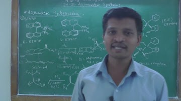 MSC II Organic Chemistry // Asymmetric Synthesis // Lect-4