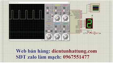 led 7 segment, Tạo xung CCP PWM + Nút nhấn + Led 7 đoạn, Lập trình Vi điều khiển