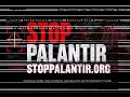 Heiko Khoo StopPalantir.org on London mayor blocking Met Police Matt Jukes' cosy Palantir contract