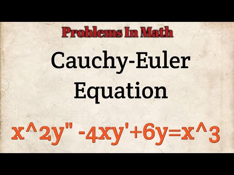 Cauchy-Euler Equation ||