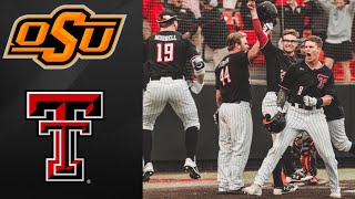 #9 Oklahoma State vs #8 Texas Tech Super Regional Game 3 | College Baseball Highlights