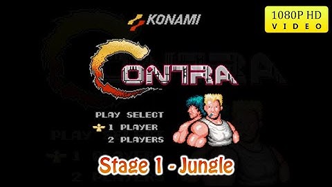 Contra First | Stage 1 | Jungle | NES Game | No Deaths
