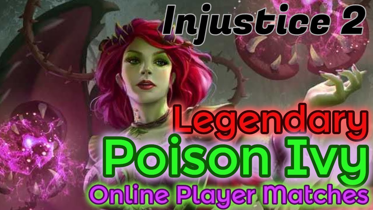 LEGENDARY POISON IVY AND NIGHTSHADE COMBOS!!! - Injustice 2 "Poison Ivy