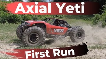 Axial Yeti Rock Racer Kit Version First Bash !