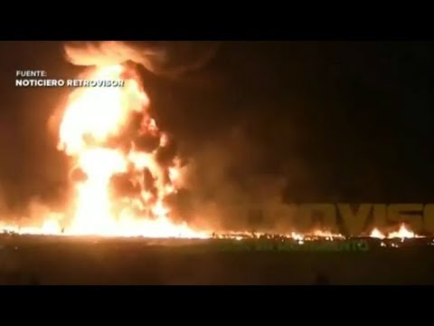Video del momento en que explotó el ducto en Tlahuelilpan | Noticias con Ciro