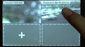 Panasonic BB-HCM531A demo using IP Cam Soft app for Android
