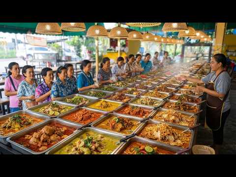 120 Types of Thai Curry Cooked Every Day & Sold Out Fast | Thai Street Food