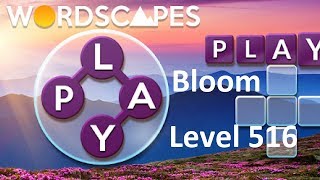 Wordscapes Level 516 screenshot 4