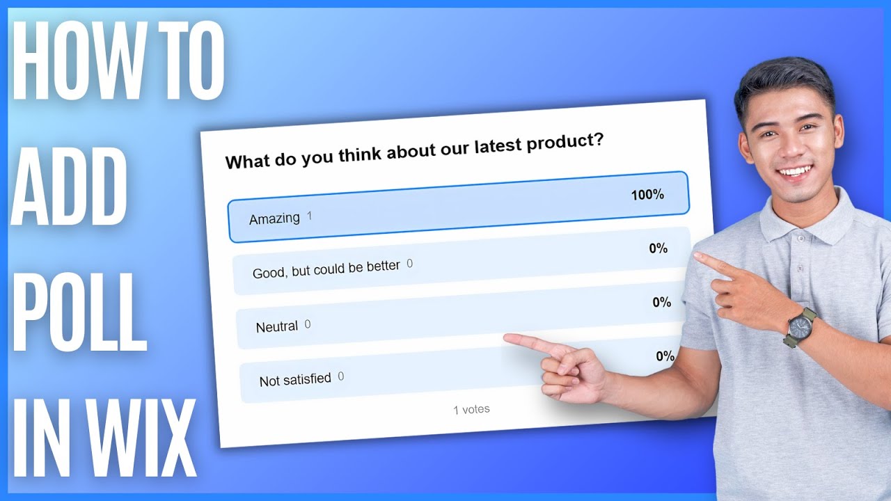 How to Add Poll in Wix [For FREE] - YouTube