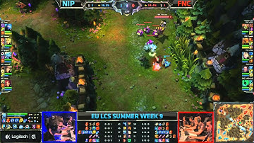 LCS EU Summer 2013 W9D2: Ninjas in Pyjamas vs Fnatic (16.08.2013)