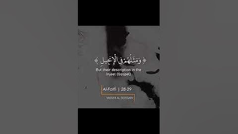 محمد رسول الله والذين معه اشداء على الكفار الشيخ ياسر الدوسري سورة  الفتح