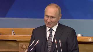 Третий Евразийский женский форум  Владимир Путин