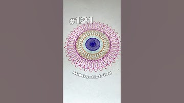 Amazing Spirograph 💈 #spirograph #satisfying #drawing #asmr #pattern #art #viral #fyp #shorts