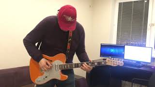 Игорь Слуцкий - Pink Floyd Style Backing Track Jam in F#m