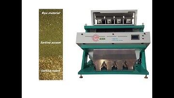 Mung bean color sorting machine