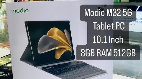 Modio M32 5G Android Tablet PC 10.1 Inch 8GB RAM 512GB UNBOXING VIDEO