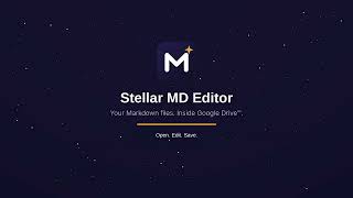 Stellar MD Editor screenshot 1