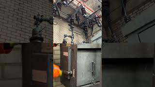 Watch a 400kV disconnector switching operation