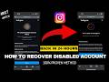 Recover Your Disabled Instagram Account FAST in 2025