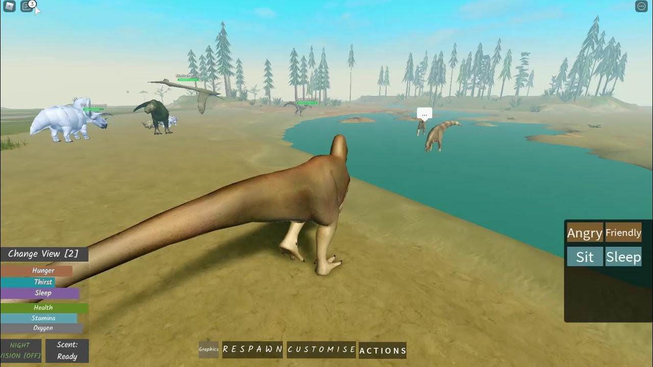 Roblox Dino World Mobile - Allosaurus - YouTube