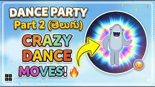 Dance Party Part 2 Telugu 🔥 Crazy Dance Moves for Kids | Code.org