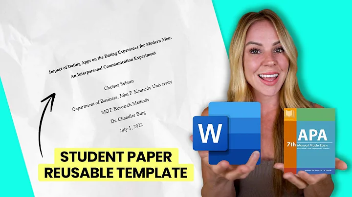 Format a Student Paper in APA 7th Edition Using Microsoft Word