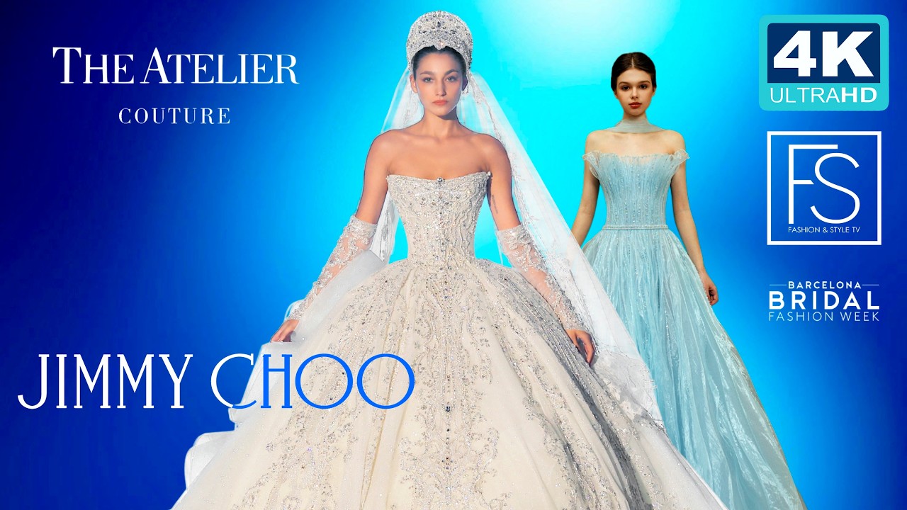 jimmy choo dresses for women Never Worn The Atelier by Paradise Dress Wedding Dress and a sheer illusion bodice THE ATELIER By Prof. Jimmy