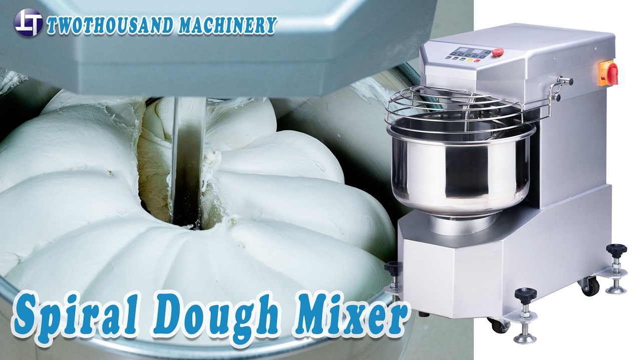 Commercial Dough Mixer 20L Spiral Mixer DH20 Video 🥐 - Ashine