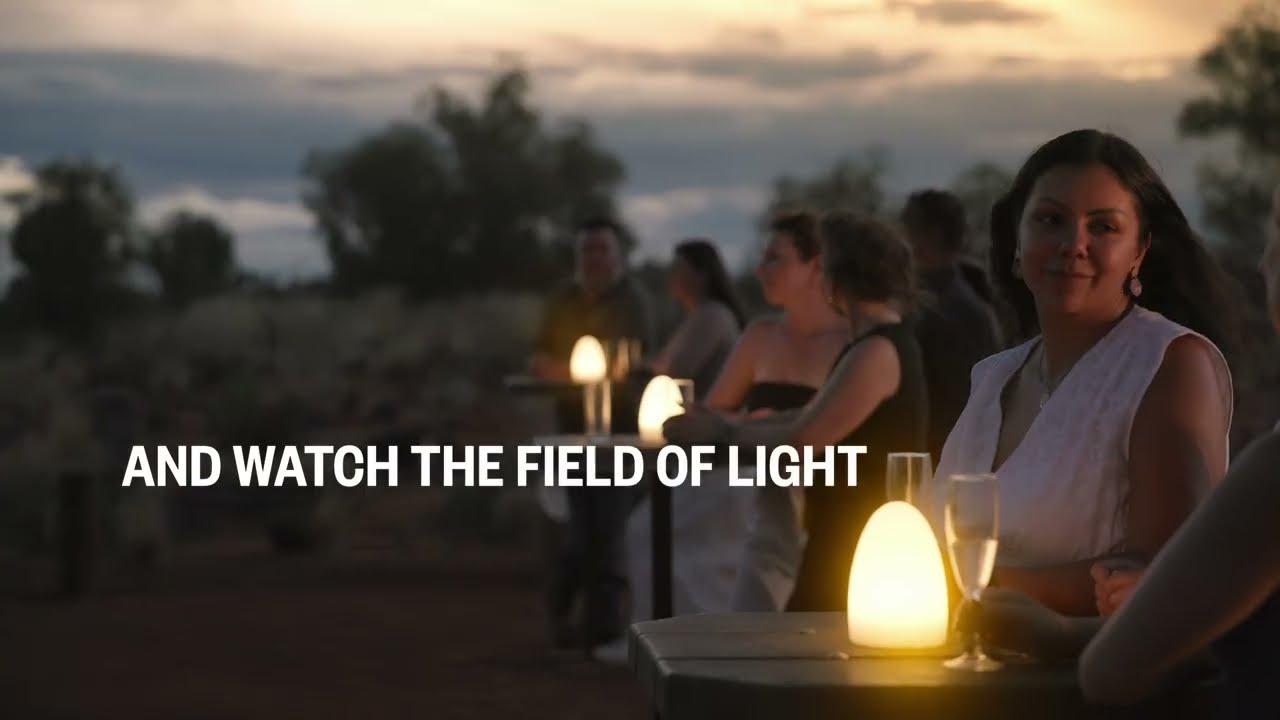 Field of Light | Uluru's Mesmerising Light Installation | 15sec