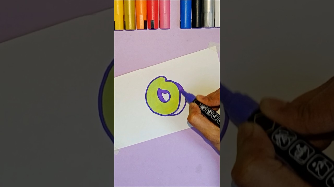 How to Draw Graffiti Letters (Easy Tutorial) 🎨 | Graffiti Letter 'O'