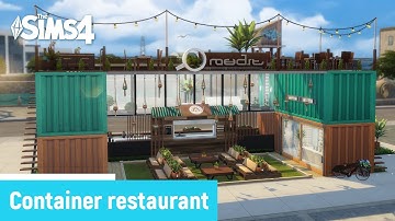 Container Restaurant │The Sims 4 Stop Motion Build │No CC