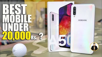 Samsung Galaxy A50 Unboxing Video (White 6GB/64GB) - Great Features [Hindi] 🔥