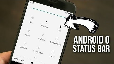how to get android oreo status bar on any android ( no root)