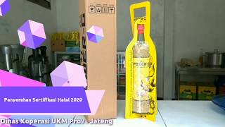 Penyerahan Sertifikasi Halal Umkm Di Semarang Diskop Ukm Jateng