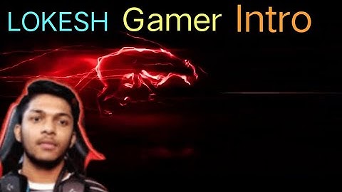 Make Intro Like Lokesh Gamer In KineMaster Easy Method🔥