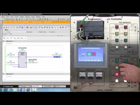 Programming Retentive Timers in Tia Portal V14 - Unit 17