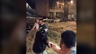 Dramatic Floodwater Rescue in Maryland