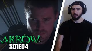 Arrow S01E04 An Innocent Man REACTION