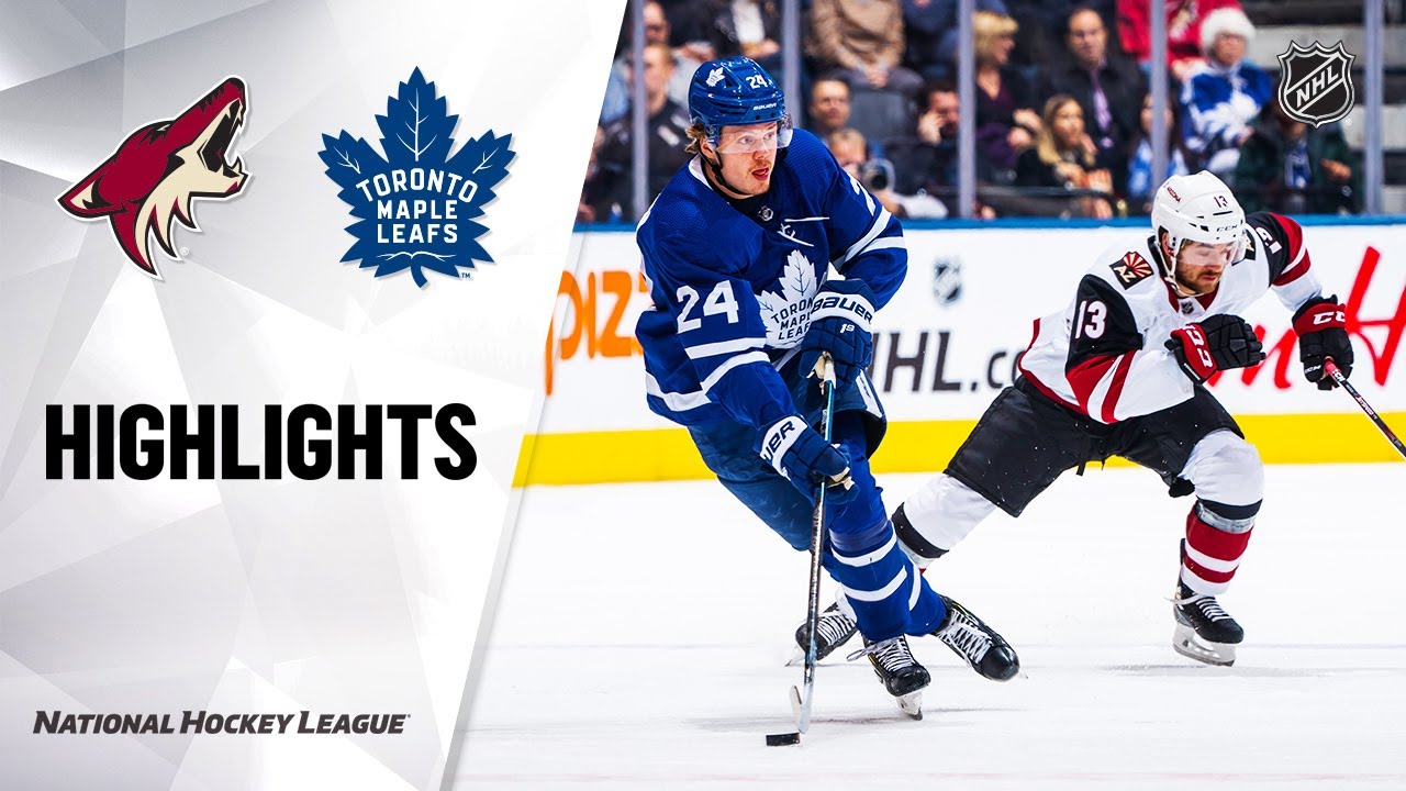 NHL Highlights | Coyotes @ Maple Leafs 
