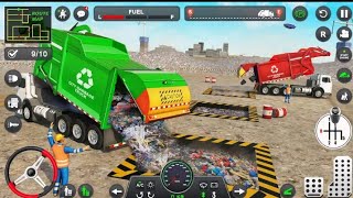 Free Garbage Truck Driving Games 2022 Real American Trash Truck - Truck Simulator Offline Games screenshot 5