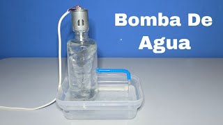 Cómo Hacer Una Bomba De Agua Con Motor DC y Botella | Idea Genial Para Estudiantes