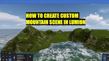 How to create custom mountain scene in Lumion II Lumion tutorial for beginners