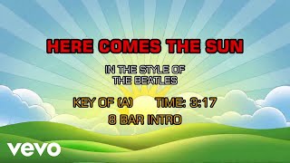 Video thumbnail of "The Beatles - Here Comes The Sun (Karaoke)"