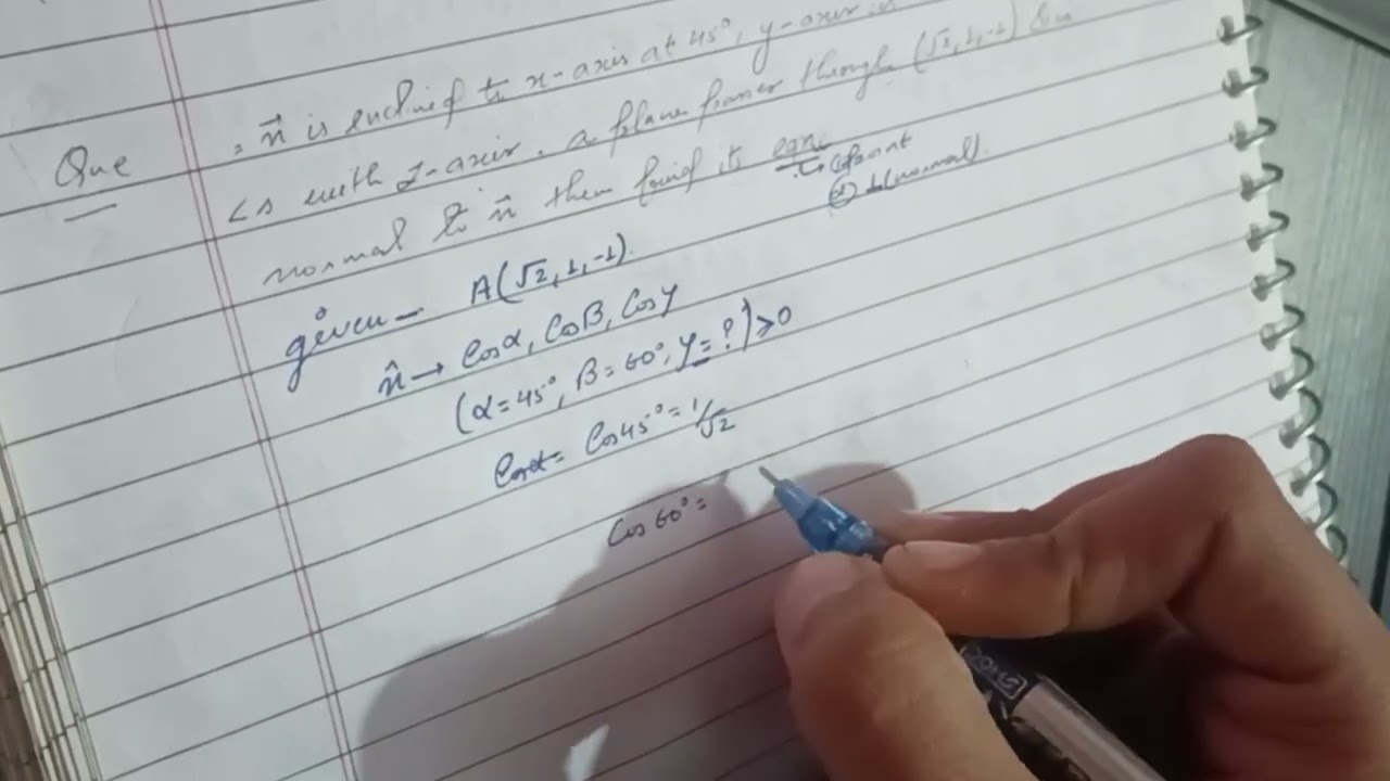 📈CLASS 12 CBSE 3D GEO.. que step by step soln.📚✏