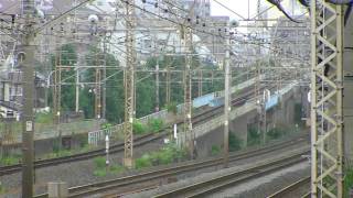 東海道線　下り貨物　EF66 17 + ﾜﾑ380000