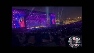 رحمة رياض تولع المسرح بأغنية هي وهاي وهو في مهرجان موسم الرياض وتفاعل الجمهور لا يصدق